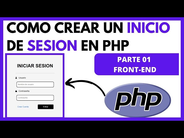 HOW TO CREATE A LOGIN IN PHP, MYSQL AND CSS || FRONTEND || PART - 01