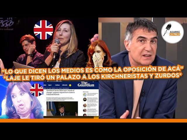 LAJE BLASTS BRITISH MEDIA AND TAKES A SWIPE AT THE OPPOSITION: "THEY THINK JUST LIKE THEM"