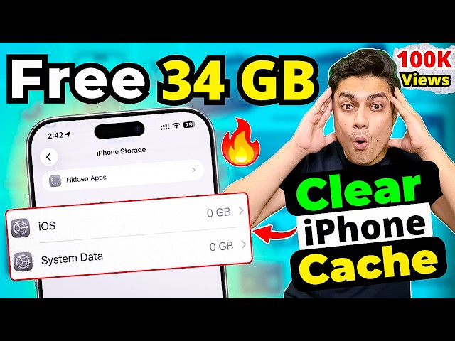 Clear iPhone System Data & Free 34GB Storage Instantly