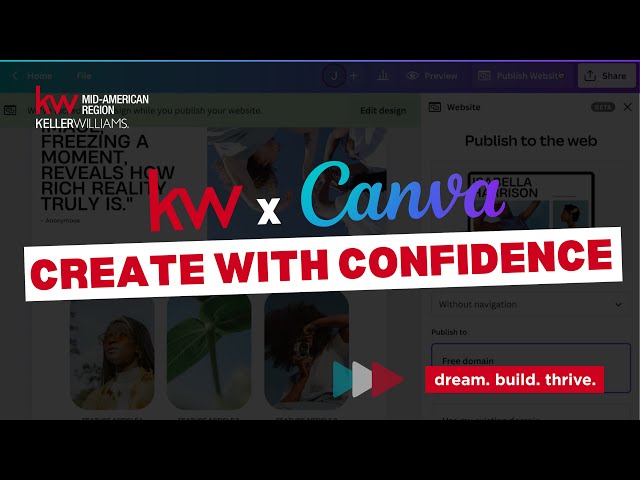 Create with Confidence 🎨 | KW x Canva Marketing Made Easy