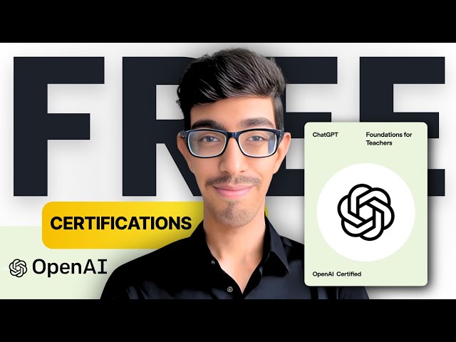 100% FREE OpenAI Certification in 2026 | ChatGPT Foundations