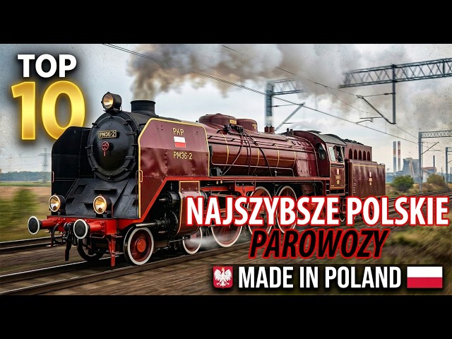 TOP 10 NAJSZYBSZYCH POLSKICH PAROWOZÓW 🚂🔥
