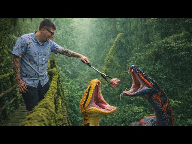 Feeding Retics Up Close... Blink and You'll Miss It!