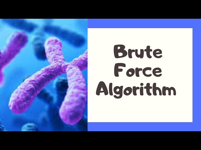 Brute Force Algorithm Design Technique Tutorial - 2 ||Dr. M. A. Jayaram