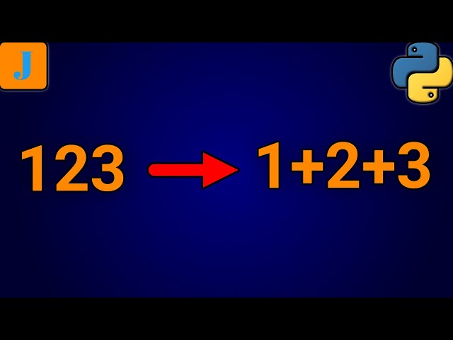 Python Program To Find Sum Of Digits Of A Number