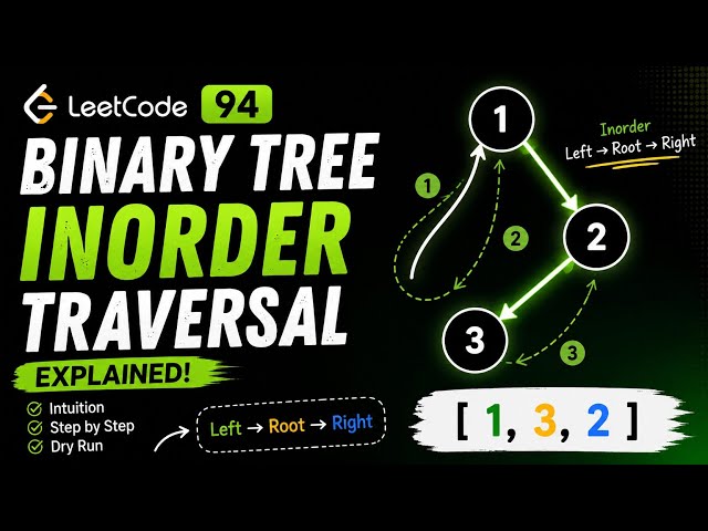 Leetcode problem 94 || Binary Tree Inorder Traversal || python || Detailed explanation 