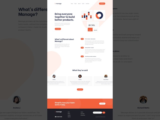 I Built a Fully Responsive Landing Page from Scratch: Here's How It Works