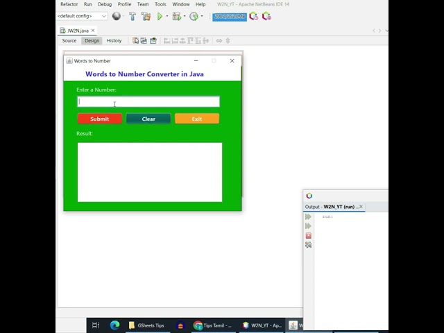 Convert Word to Number in Java Tamil #shorts