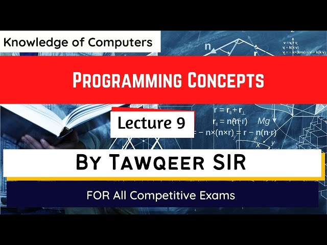 Programming Concepts | Compiler Assembler and Interpreter |  Lec 9  | By Tawqeer Sir | For JKSSB etc