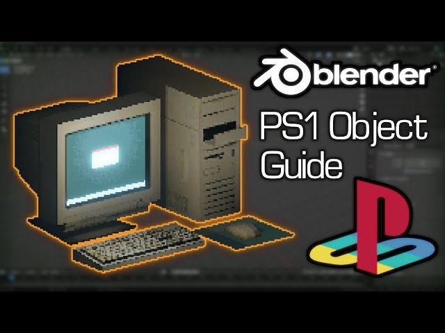 How to Make PS1 Style Objects - Blender Tutorial