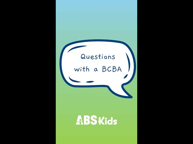 Questions with a BCBA!