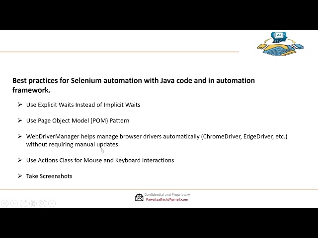 Best Practices for Selenium Automation With Java Code