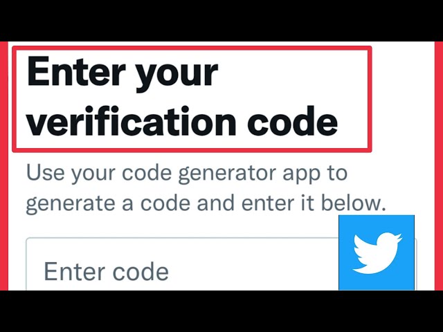 Twitter X Fix Enter your verification code || find generator app code in Twitter