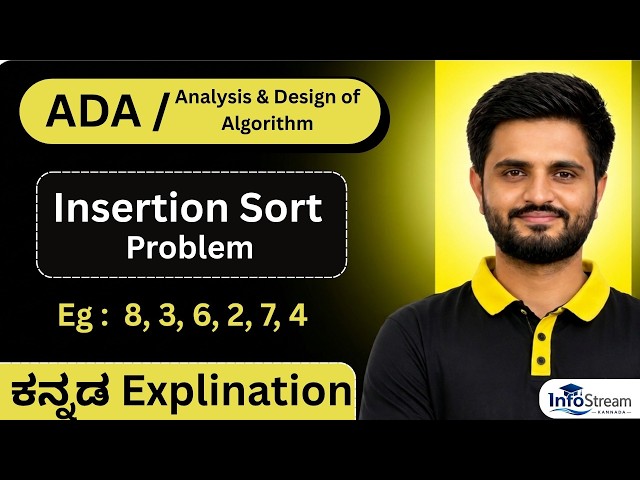 Insertion sort  | Analysis and Design of Algorithm  | All universities