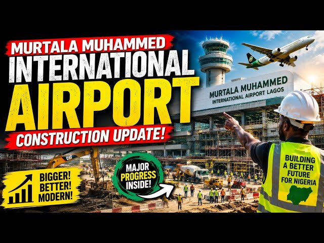 Wow ! See The New Lagos Airport Terminal And Construction Progress On The International Airport 