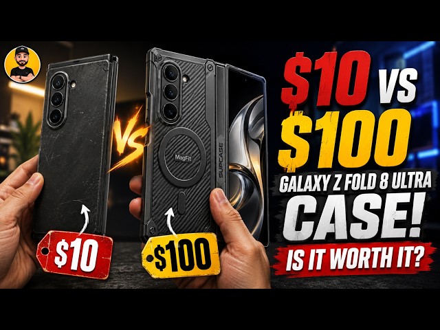 $10 Vs $100 Galaxy Z fold 8 Ultra Case! – Is It Worth It?