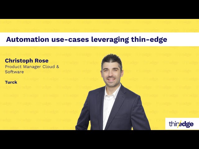 Leveraging thin-edge.io @ Turck | TAS Cloud & Co