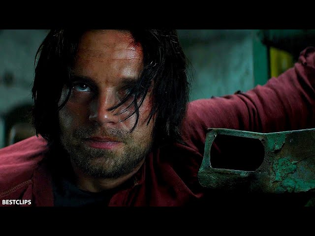 Bucky Vs Winter Soldiers - Flashback Scene | Captain America Civil War (2016) Blu-Ray 4K