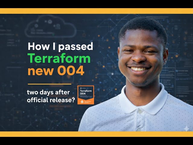 How I PASSED the new Terraform 004 Associate Cert  #terraform #certification #IaC #cloudcomputing