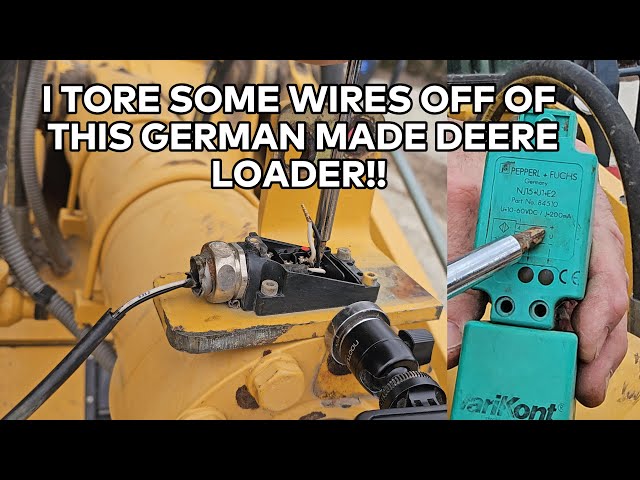 Broken wire shut this 30,000lb crawler down! Equipment field repair!