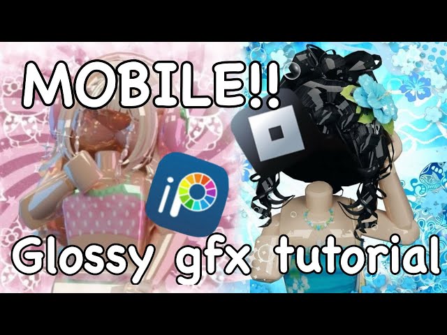 FREE GLOSSY GFX TUTORIAL FOR MOBILE ✅  | #roblox #edit #foryou