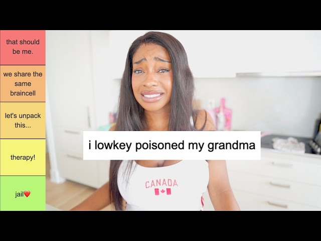 RANKING MORE AWFUL CONFESSIONS...