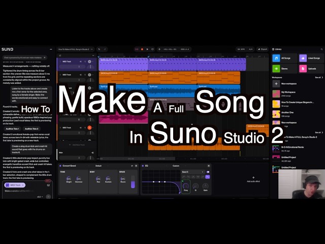 How To Make A Full Song In Suno Studio v2 (Step-By-Step Workflow)