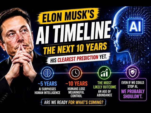 Elon Musk's AI Prediction Will Change How You Think About the Next 10 Years