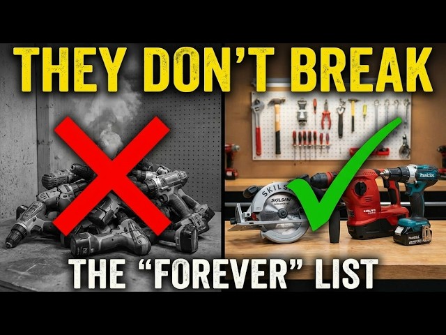The Only 5 Power Tools That Still Last (The "Buy It For Life" List)