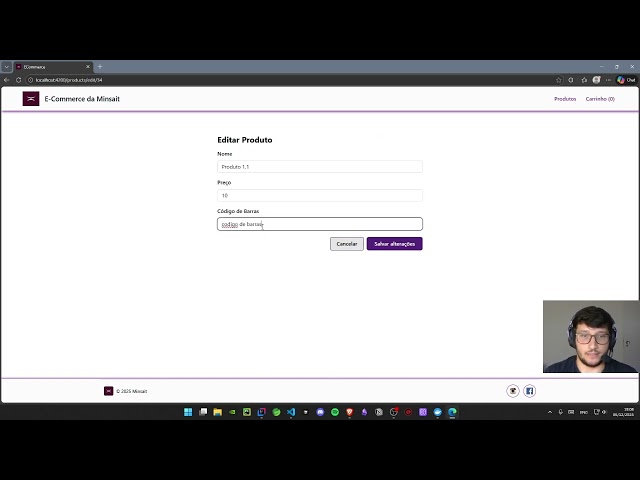 Mini E-Commerce Angular | Projeto Final Capacitação Minsait