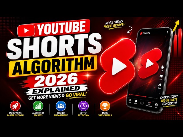 Algoritmo de YouTube Shorts 2026 EXPLICADO (Consigue más vistas)
