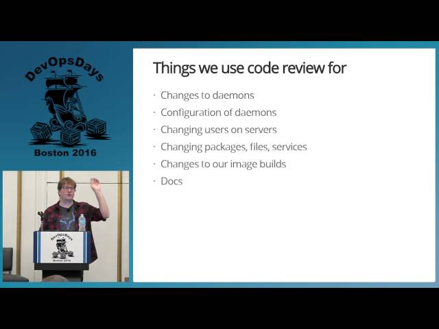 DevOpsDays Boston 2016- Code Review for Operations by Spencer Krum