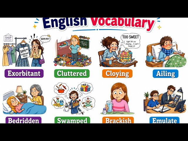 English Vocabulary with Examples | English vocabulary and words 