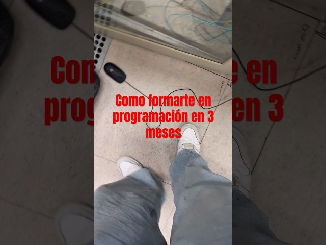 Como formarte en programación en 3 meses
