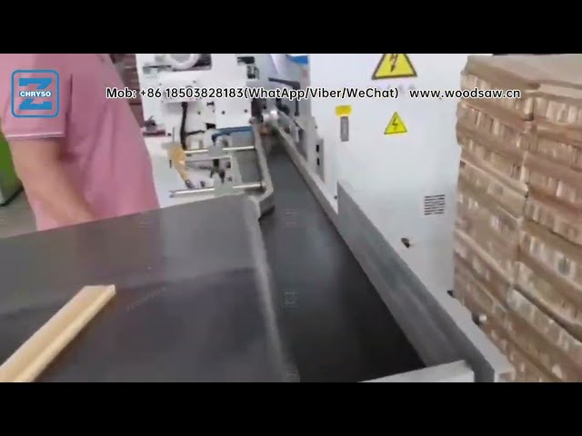Optimized cross-cut saw with wood sorting function