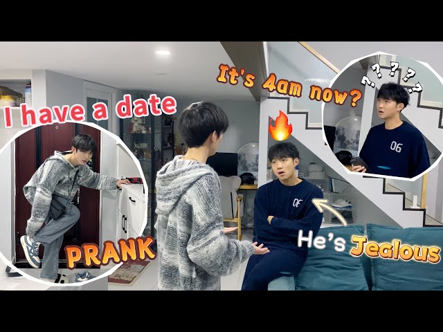 Going To A Nightclub At 4am❓Making My Boyfriend Jealous Prank🤣 He is really angry🔥 Cute Gay Couple