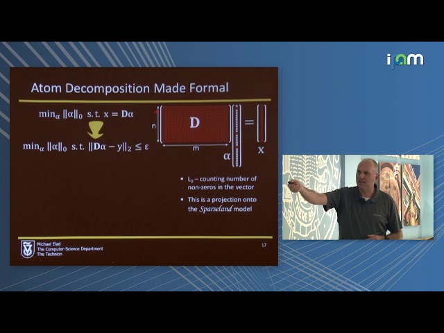 Michael Elad: "Sparse Modeling in Image Processing and Deep Learning"