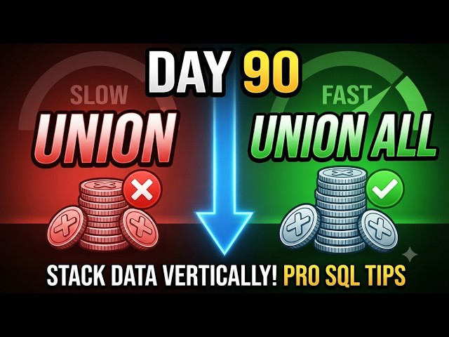 Day 90 Stop Killing Your Database Performance: UNION vs. UNION ALL Explained