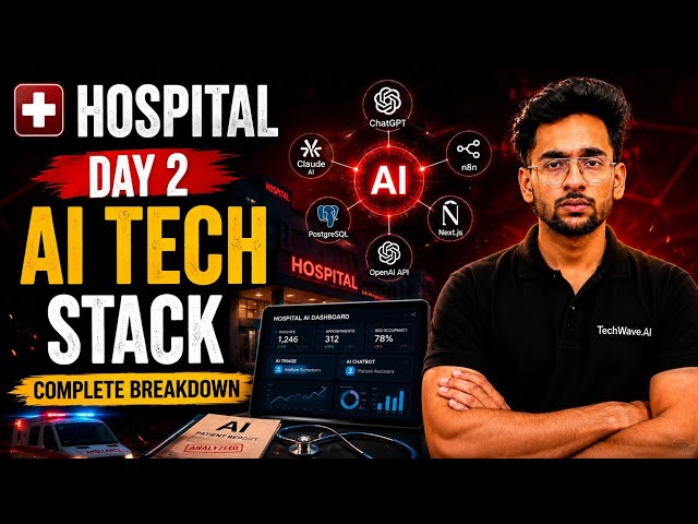 AI Blueprint Series | Hospital Day 2 | Complete AI Tech Stack for Hospitals