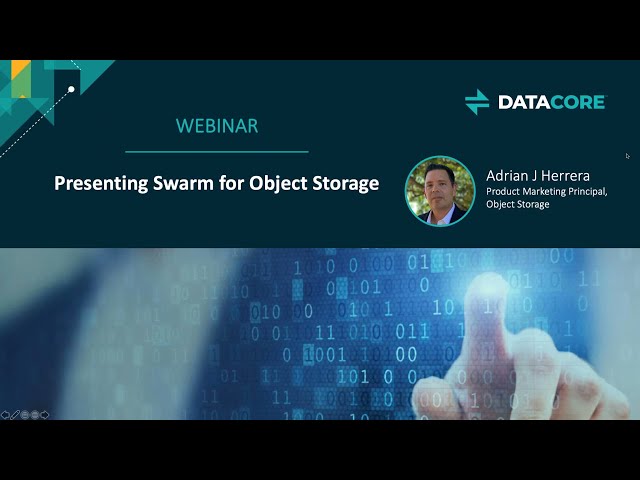 News about Caringo and DataCore: Presenting Swarm for Object Storage