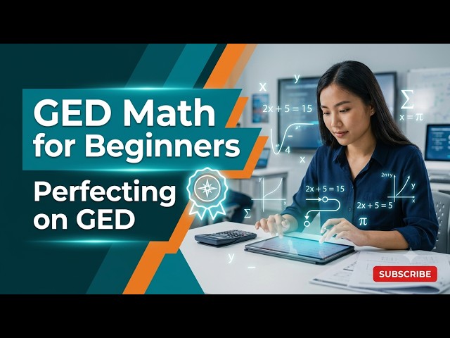 GED Math for Beginners#studyguide