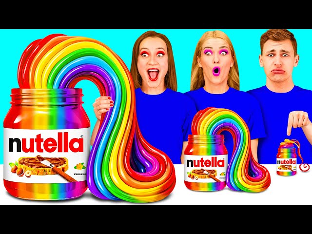 Desafío Placa Grande, Mediana y Pequeña | Increíbles Cocina Trucos por PaRaRa Challenge