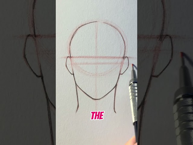 How to draw eye from front view || Jmarron