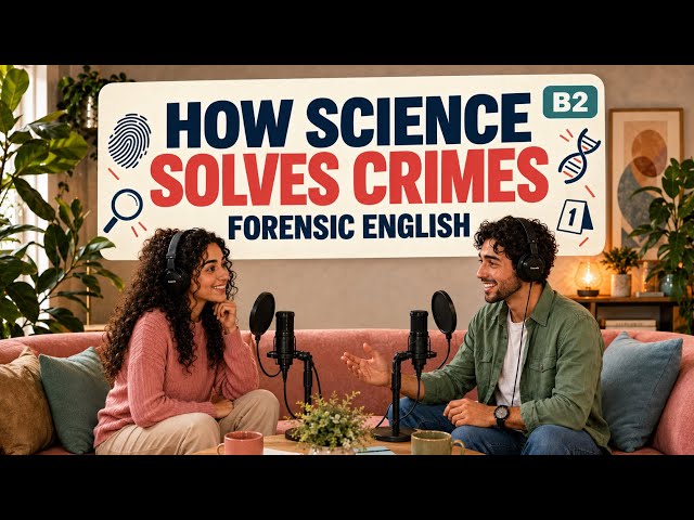 How Science Solves Crimes 🔍 | Forensic English Lesson (B2)
