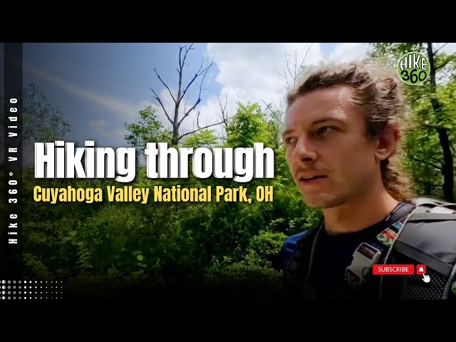 Hiking through Cuyahoga Valley National Park, OH (Hike 360° VR Video)