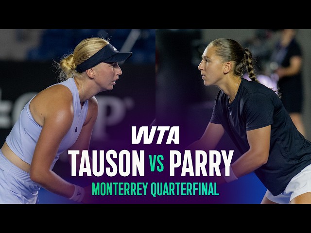 Clara Tauson vs. Diane Parry | Cuartos de final de Monterrey 2026 | Resumen del partido de la WTA