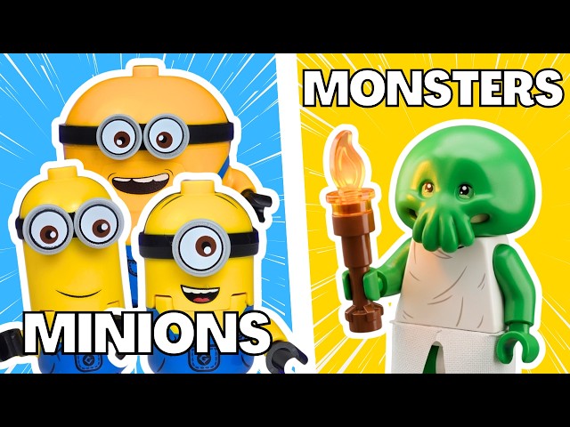 I Built Minions & Monsters in LEGO!