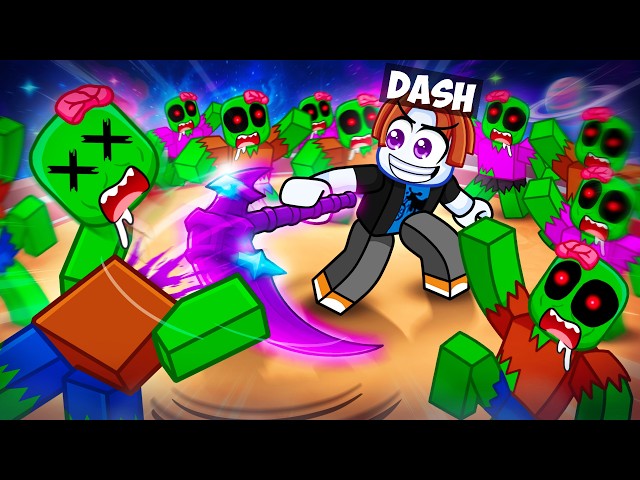 I Pretended to be a Noob Then Used 0.1% GALACTIC SCYTHE in Zombie Arena!