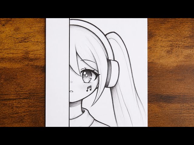 Easy to Sketch: How to Draw an Anime Girl (Beginner Tutorial)