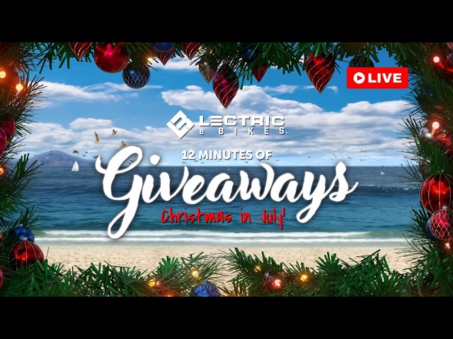 12 Minutes of Giveaways - Christmas in July Edition